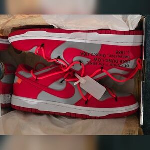 Nike Dunk Low Off-White University Red